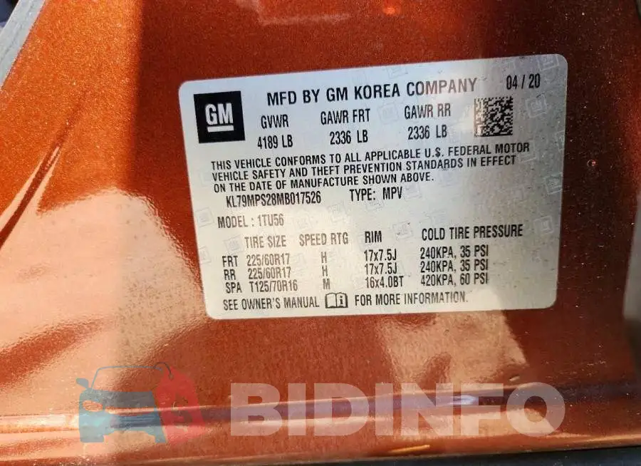KL79MPS28MB017526 Photo# 14
