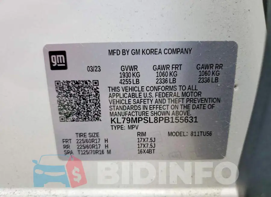 KL79MPSL8PB155631 Photo# 13
