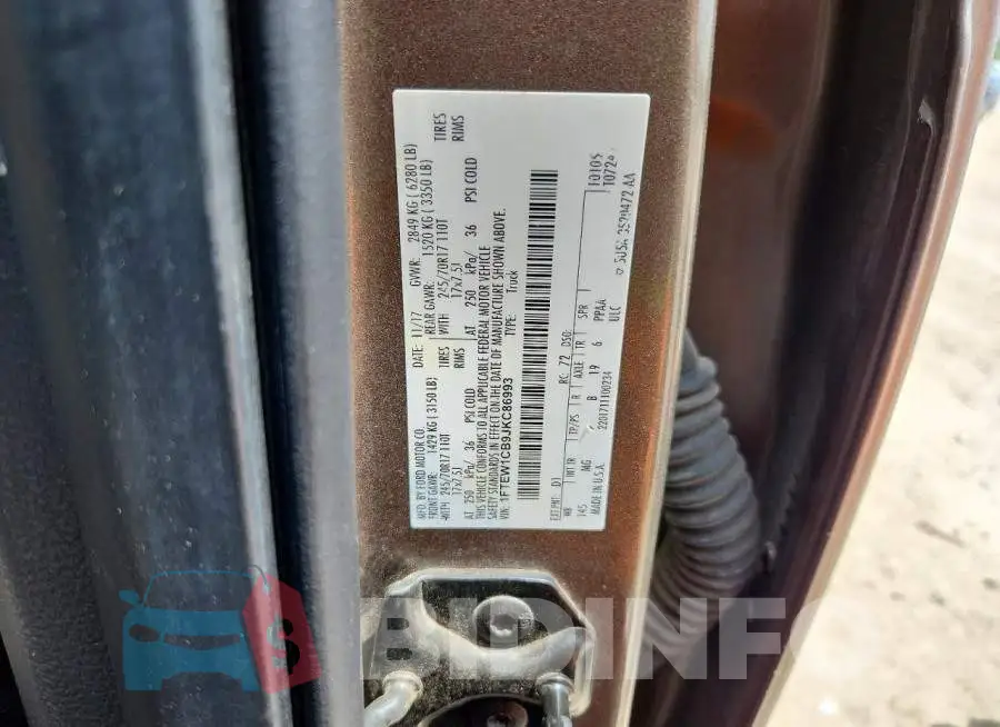 1FTEW1CB9JKC86993 Photo# 13