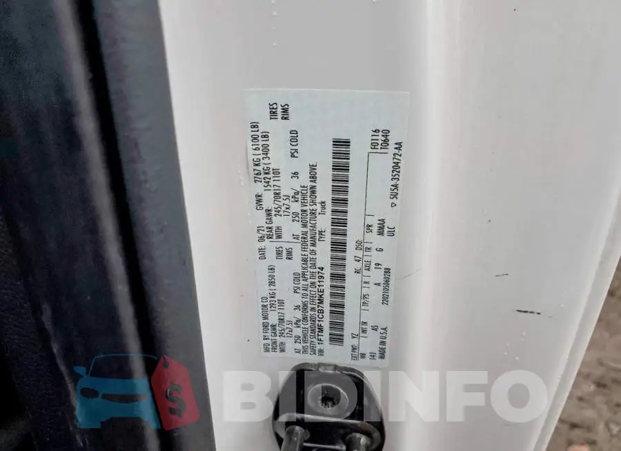 1FTMF1CB7MKE11974 Photo# 12