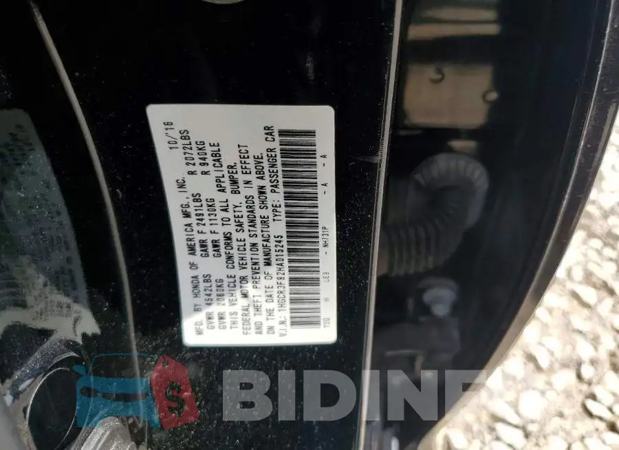1HGCR3F92HA015245 Photo# 12
