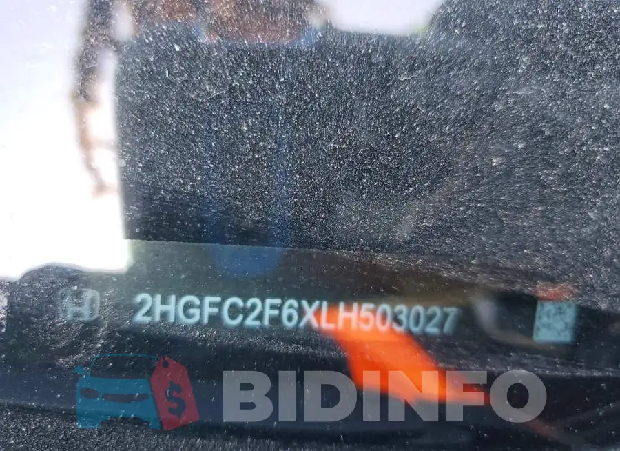 2HGFC2F6XLH503027 Photo# 13