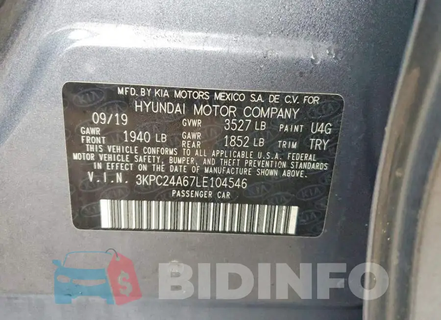 3KPC24A67LE104546 Photo# 12