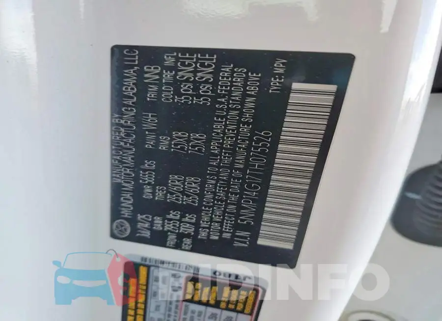 5NMP14G17TH075526 Photo# 13