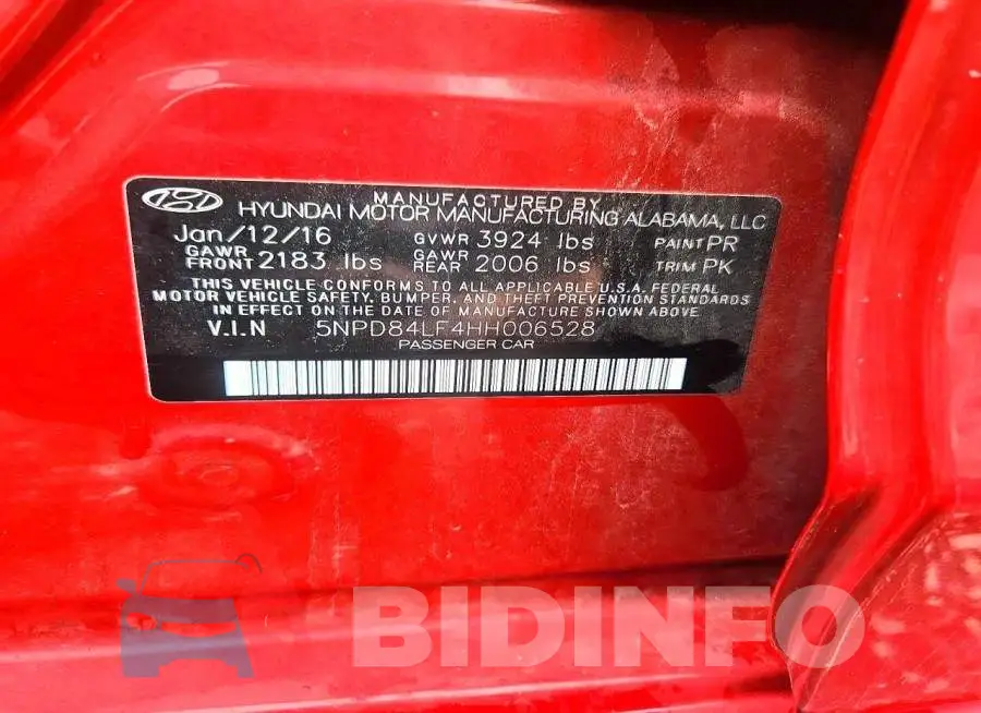 5NPD84LF4HH006528 Photo# 12