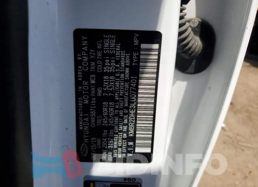KM8R2DHE3LU077401 Photo# 13