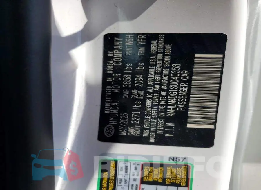 KMHLM4DG1SU040353 Photo# 12