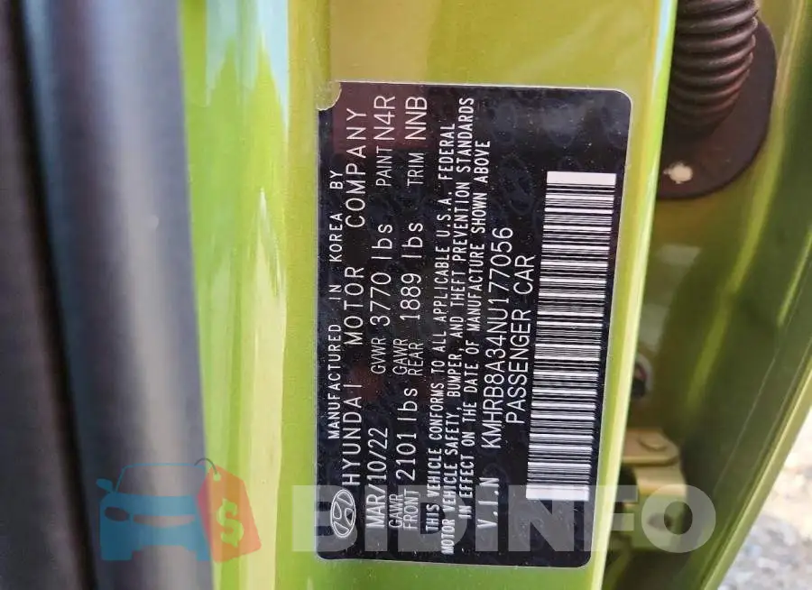 KMHRB8A34NU177056 Photo# 12