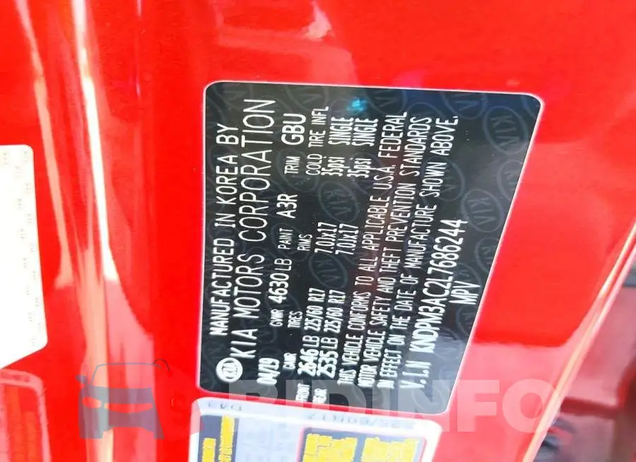 KNDPM3AC2L7686244 Photo# 13