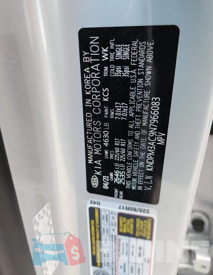 KNDPM3AC9N7966083 Photo# 13