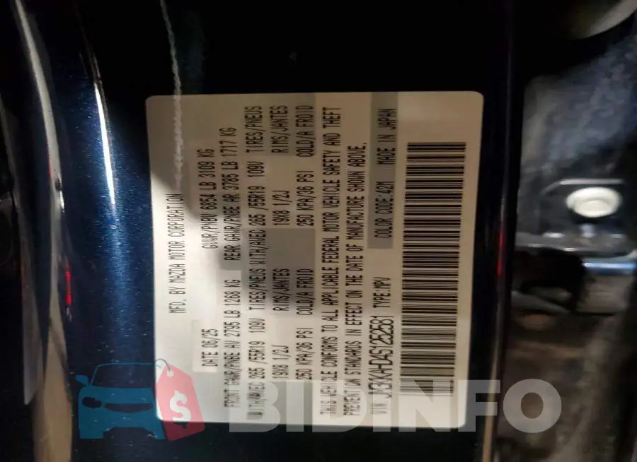 JM3KKAHD4S1252581 Photo# 13