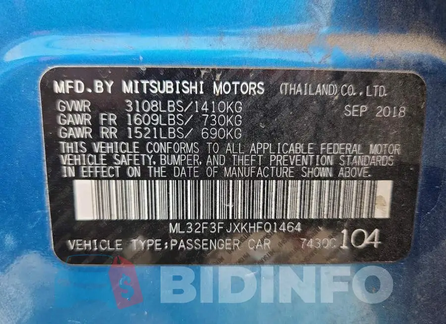ML32F3FJXKHF01464 Photo# 12