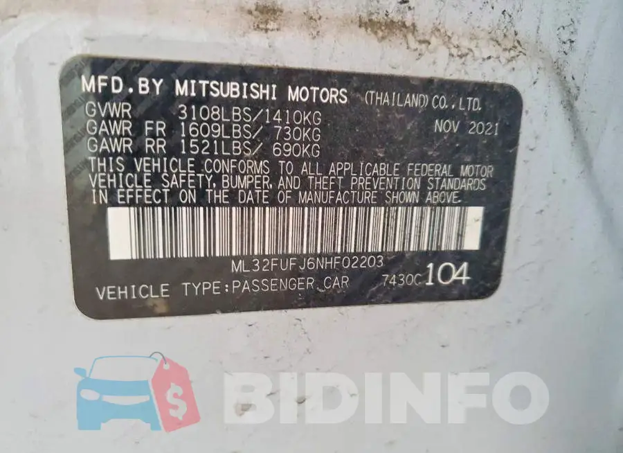 ML32FUFJ6NHF02203 Photo# 13