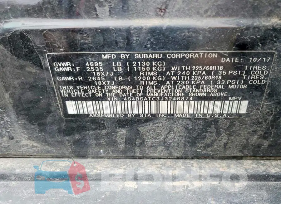 4S4BSATC3J3246874 Photo# 13
