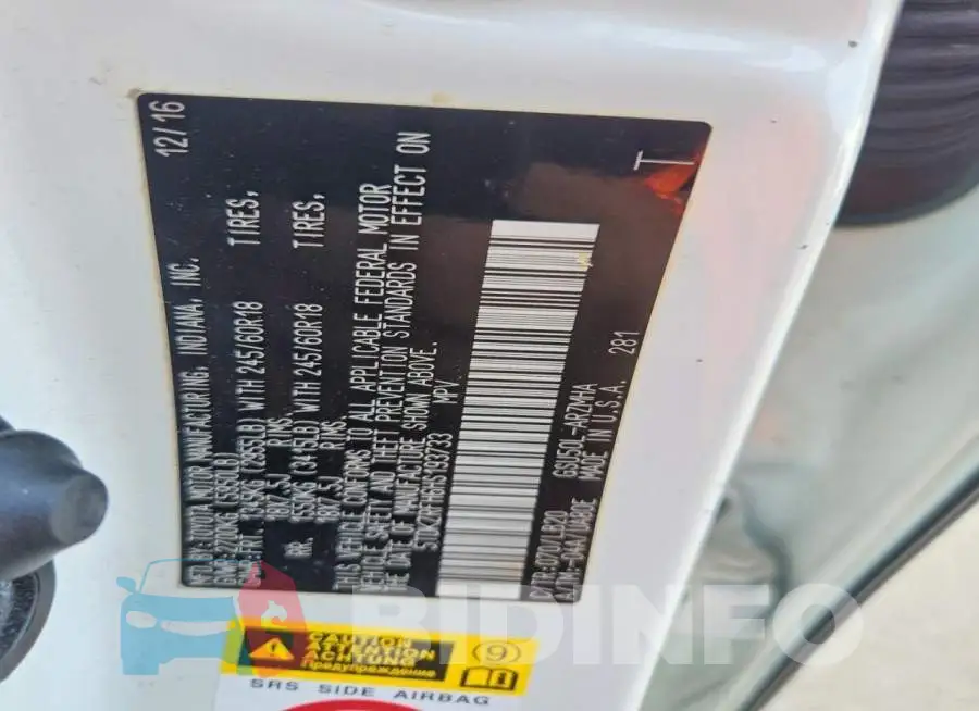 5TDKZRFH6HS193733 Photo# 12