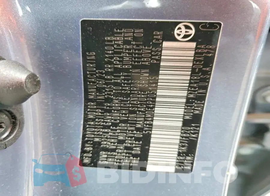 5YFB4MDE4PP051415 Photo# 13