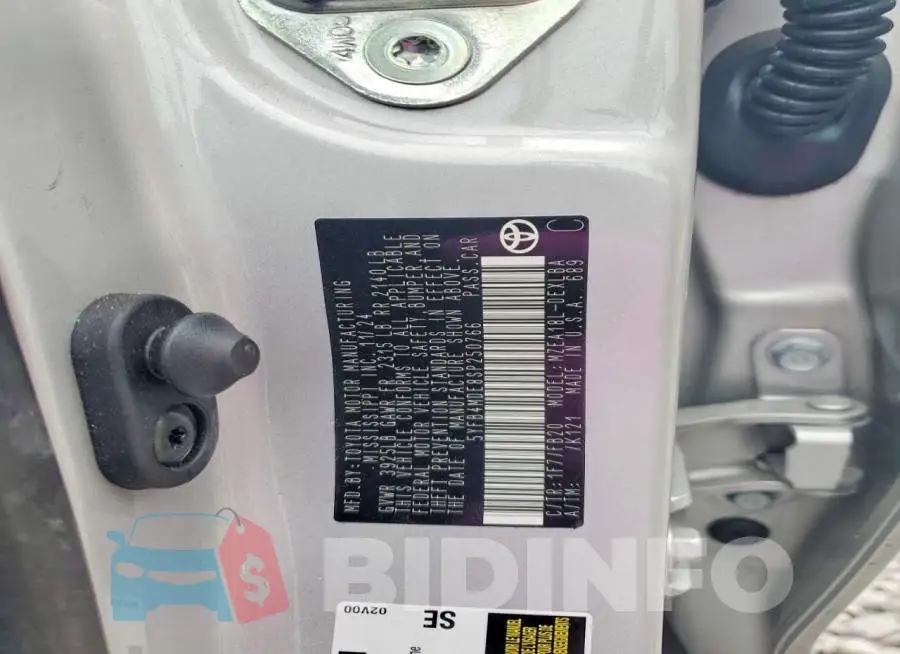 5YFB4MDE8SP250766 Photo# 12