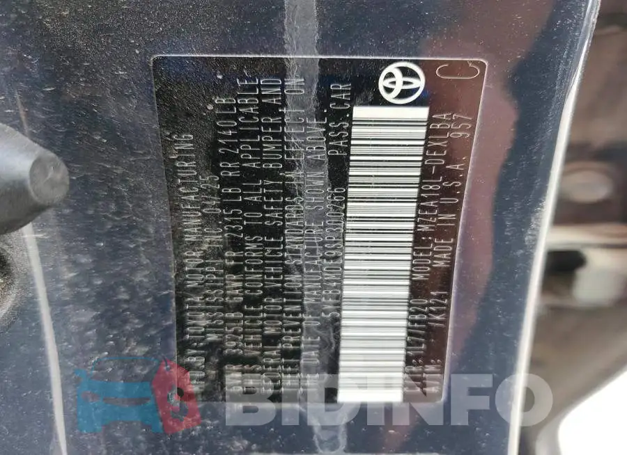 5YFB4MDE9SP300266 Photo# 12