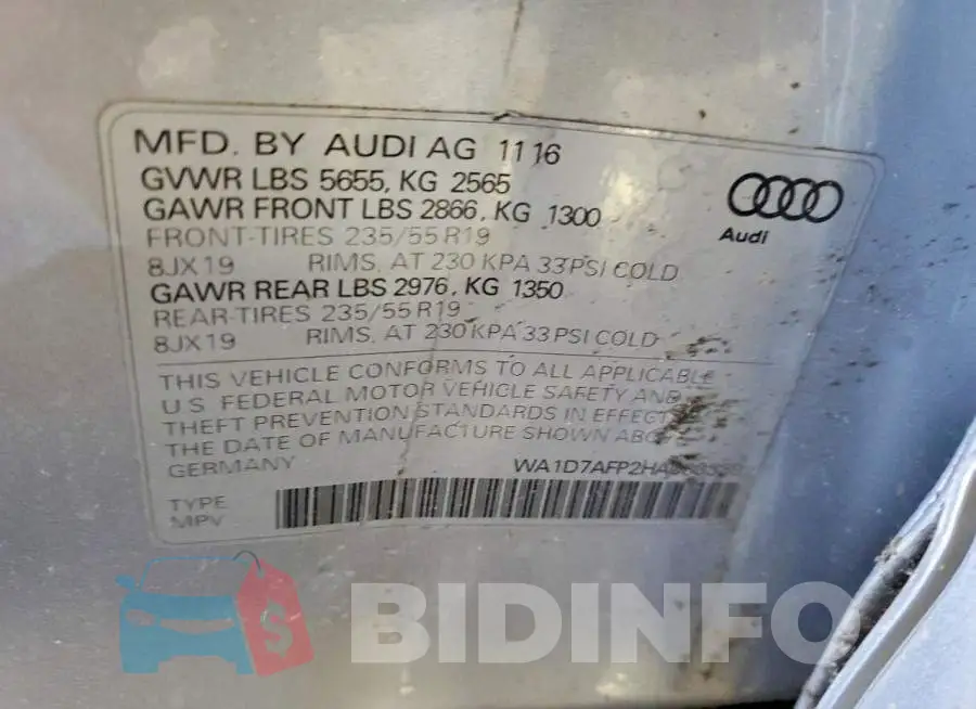 WA1D7AFP2HA083339 Photo# 12