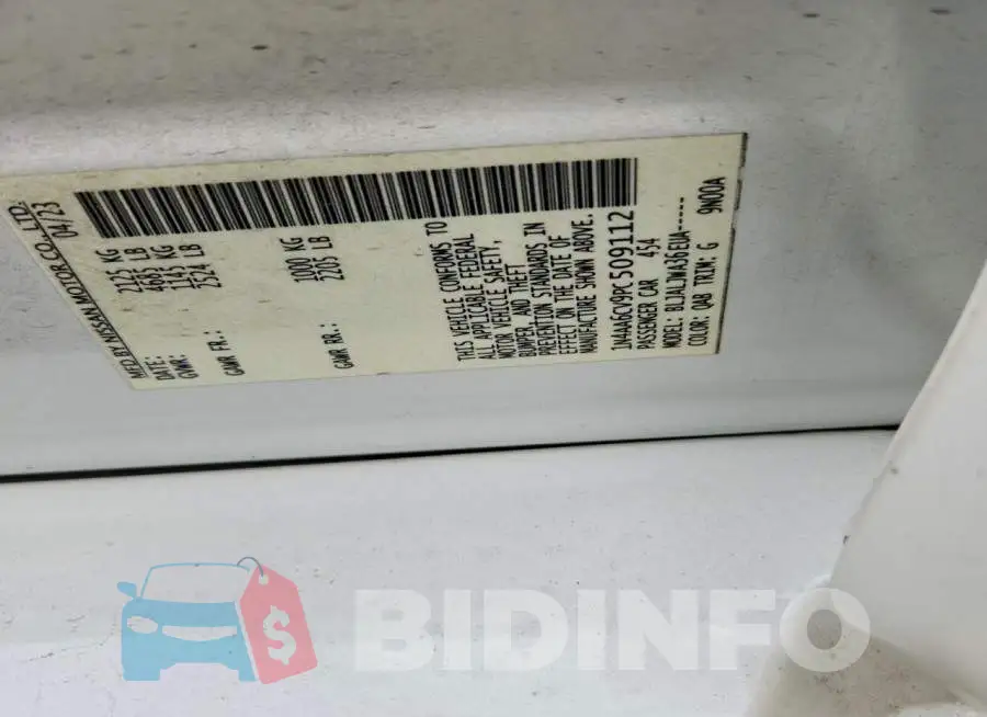 1N4AA6CV9PC509112 Photo# 12