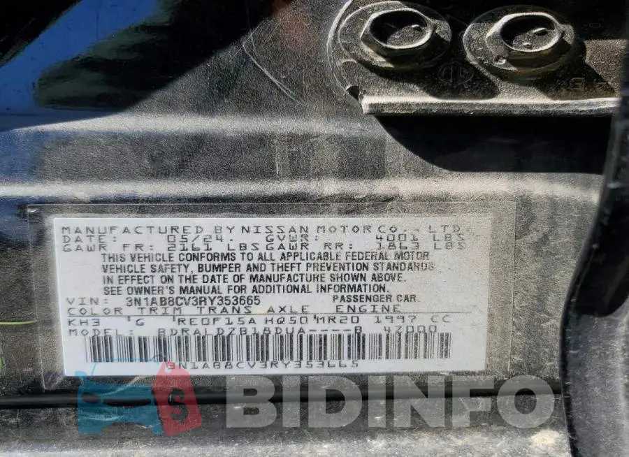 3N1AB8CV3RY353665 Photo# 12