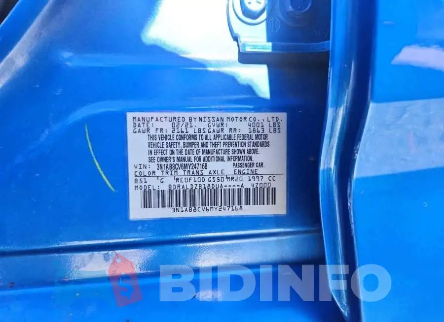 3N1AB8CV6MY247168 Photo# 13