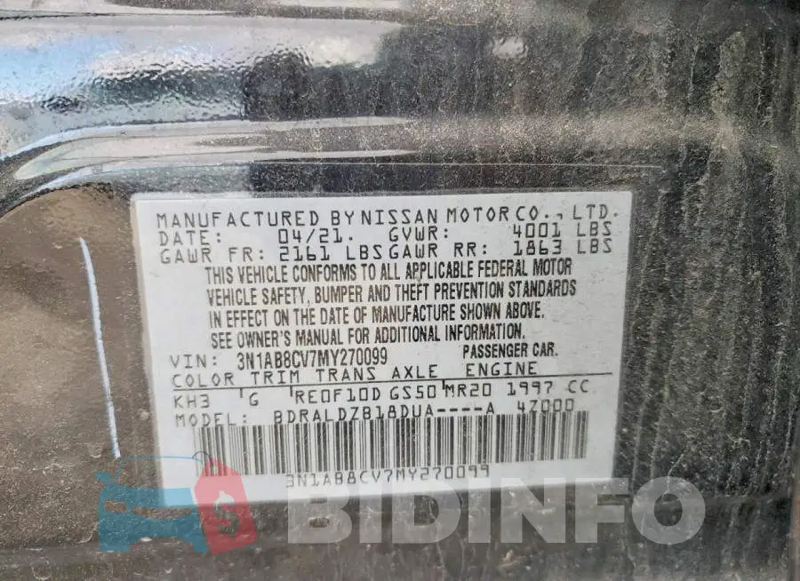 3N1AB8CV7MY270099 Photo# 12