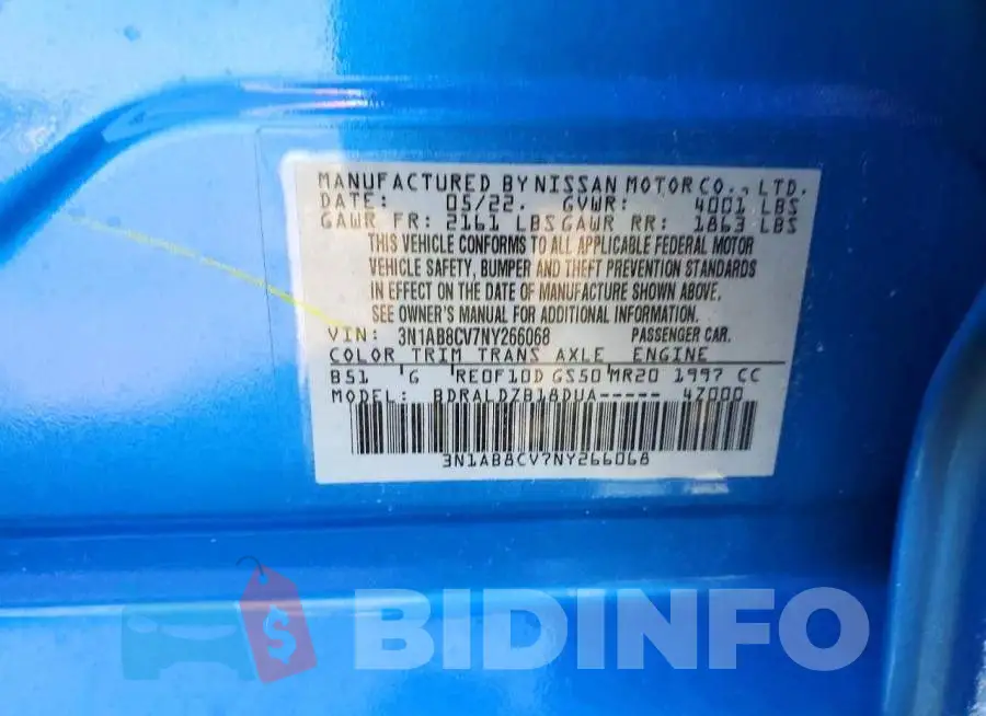 3N1AB8CV7NY266068 Photo# 12