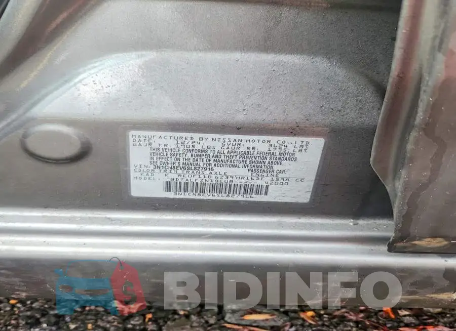 3N1CN8EV6SL827916 Photo# 12