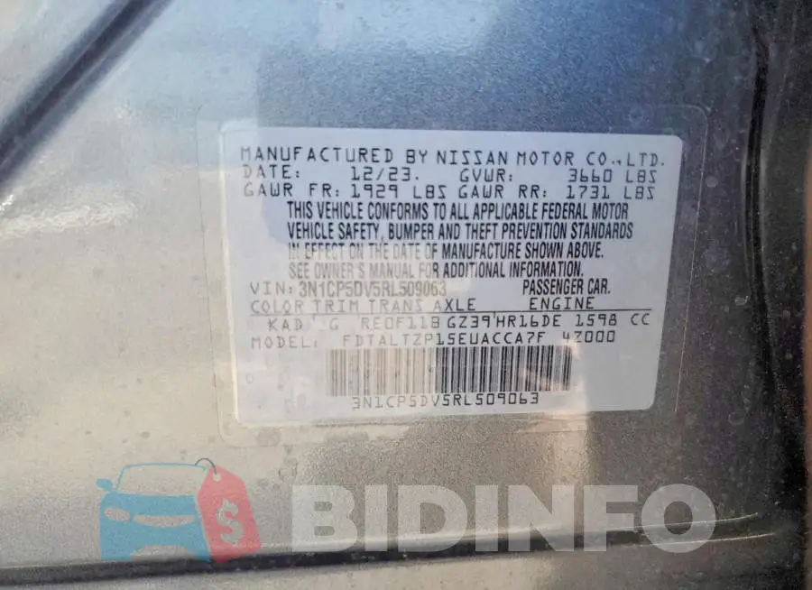 3N1CP5DV5RL509063 Photo# 13