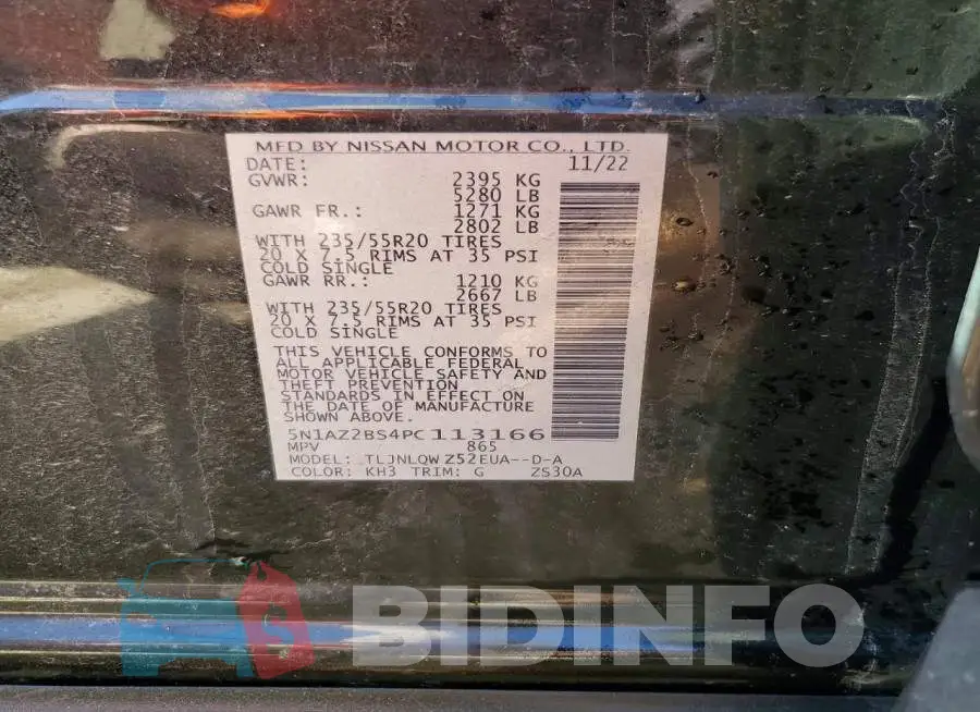 5N1AZ2BS4PC113166 Photo# 14