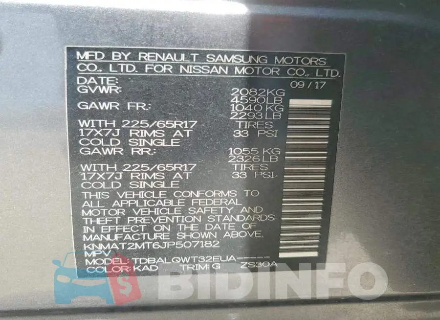KNMAT2MT6JP507182 Photo# 14