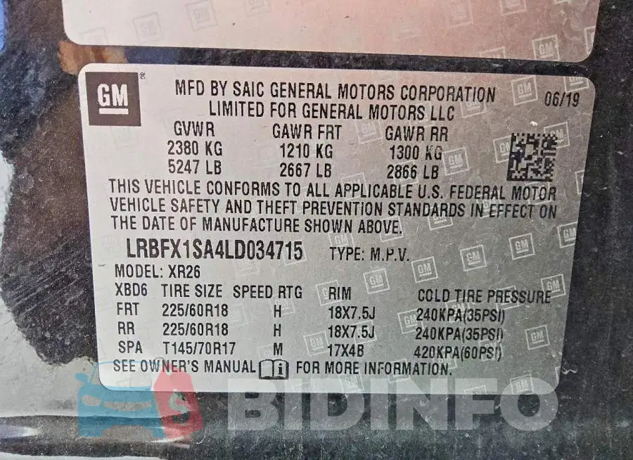 LRBFX1SA4LD034715 Photo# 13