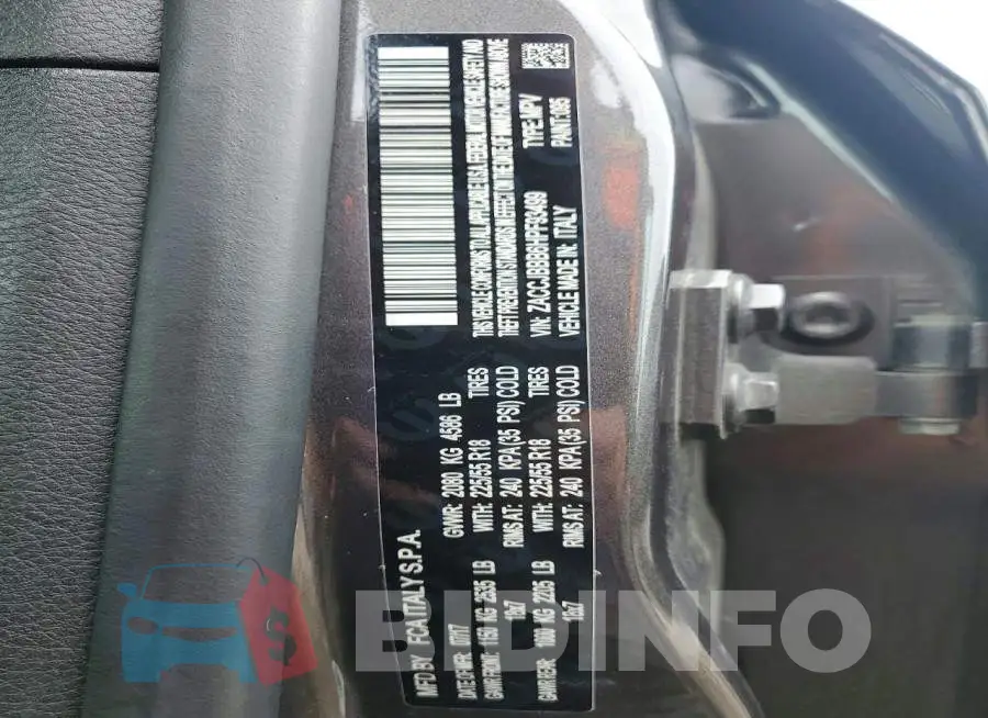 ZACCJBBB6HPF93499 Photo# 13