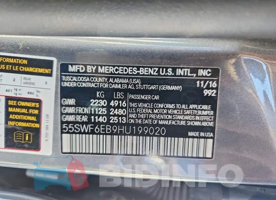 55SWF6EB9HU199020 Photo# 12