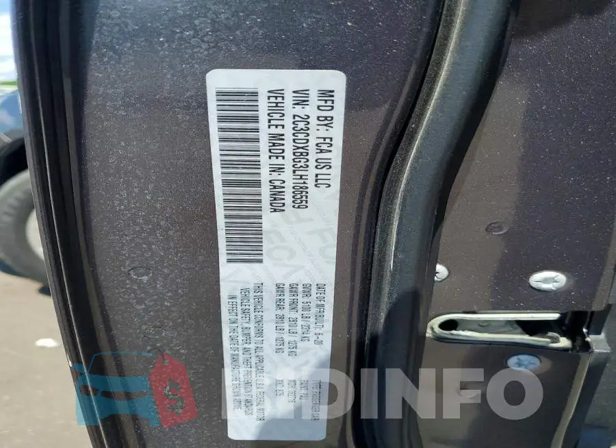 2C3CDXBG3LH186559 Photo# 12
