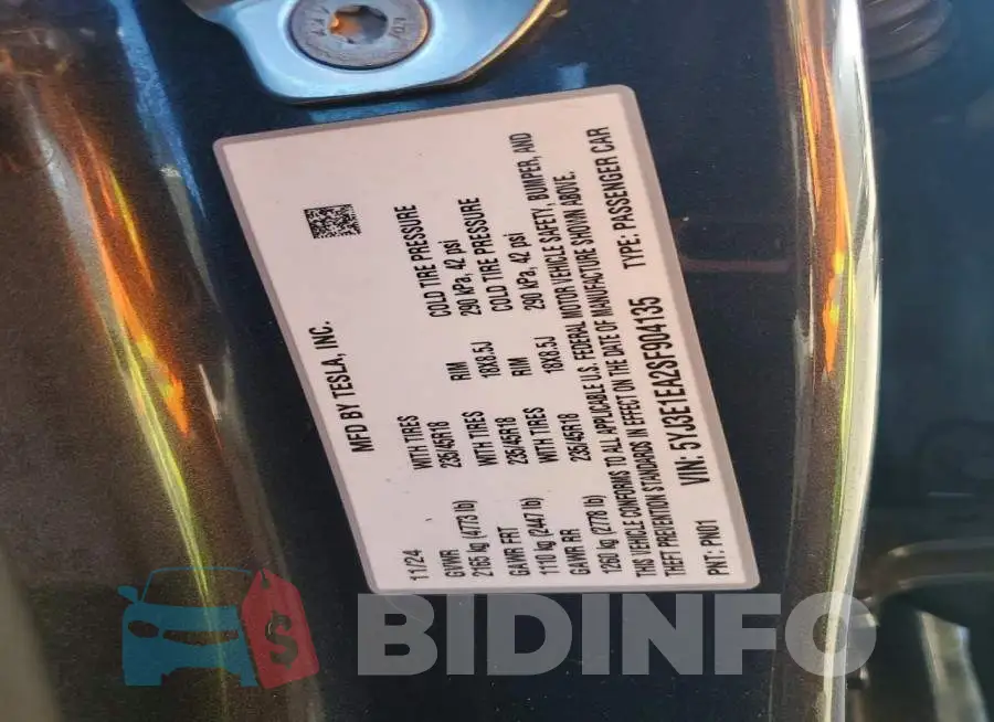 5YJ3E1EA2SF904135 Photo# 12