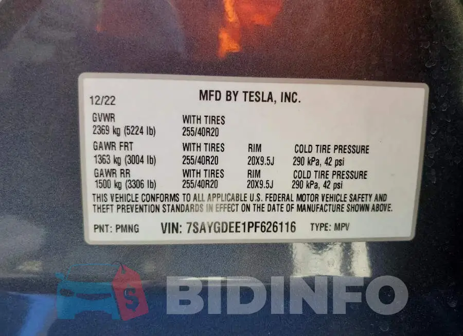 7SAYGDEE1PF626116 Photo# 12