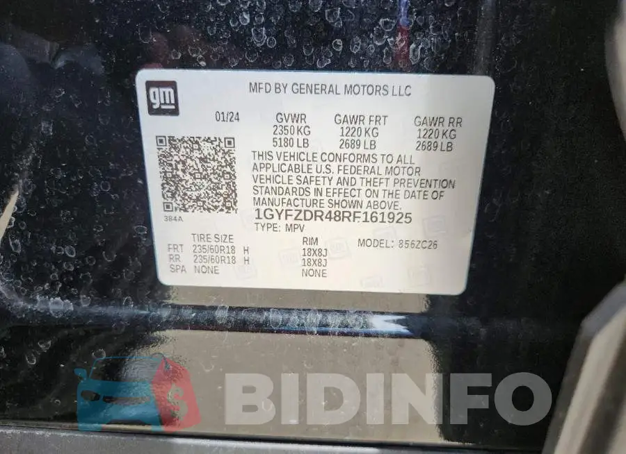 1GYFZDR48RF161925 Photo# 13