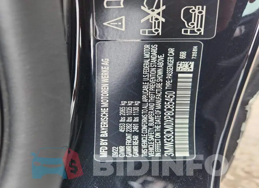 3MW33CM0XP8C85450 Photo# 13