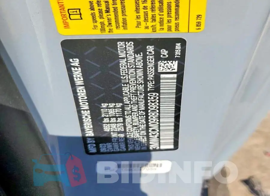 3MW43CM09R8D98359 Photo# 12