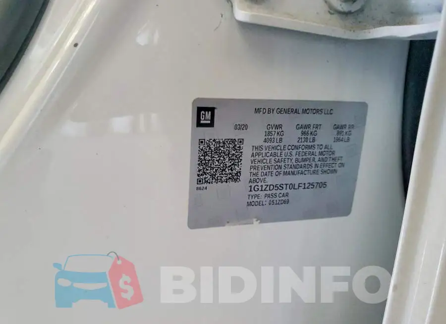 1G1ZD5ST0LF125705 Photo# 12