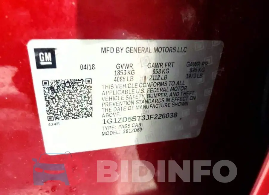 1G1ZD5ST3JF226038 Photo# 10