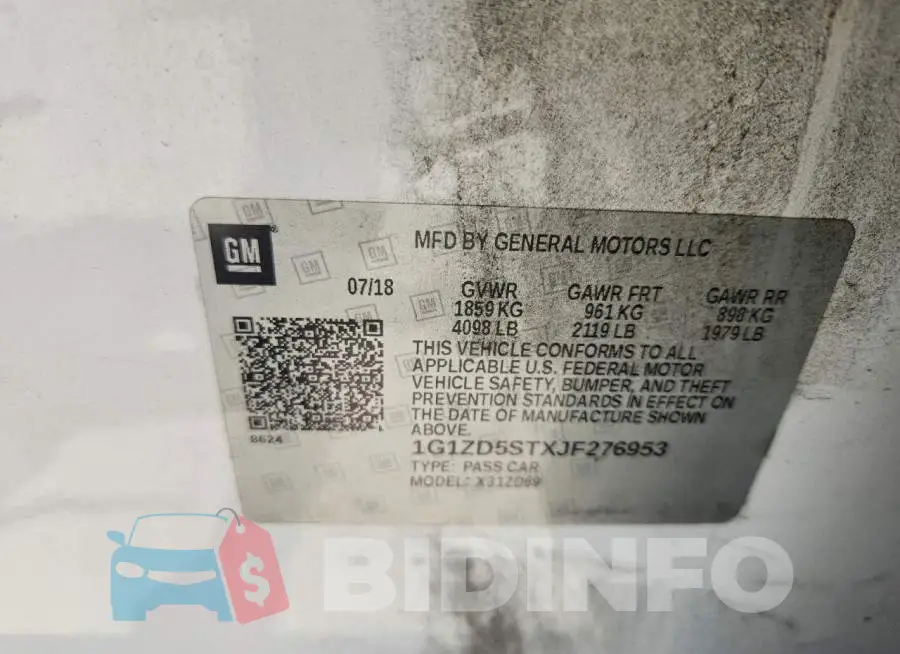 1G1ZD5STXJF276953 Photo# 12
