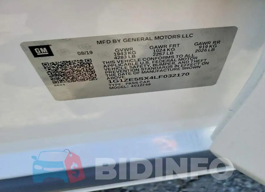 1G1ZE5SX4LF032170 Photo# 12
