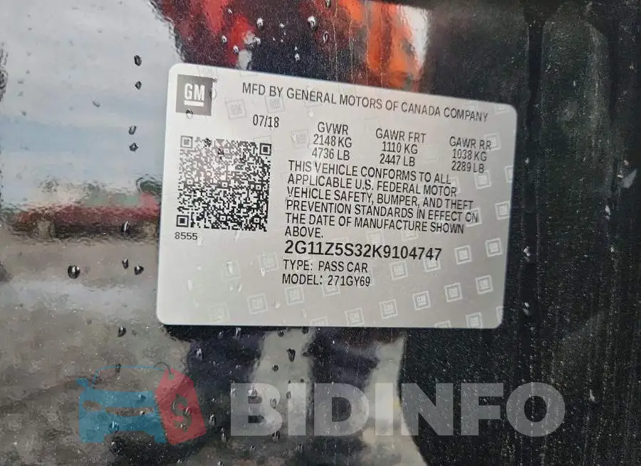 2G11Z5S32K9104747 Photo# 13
