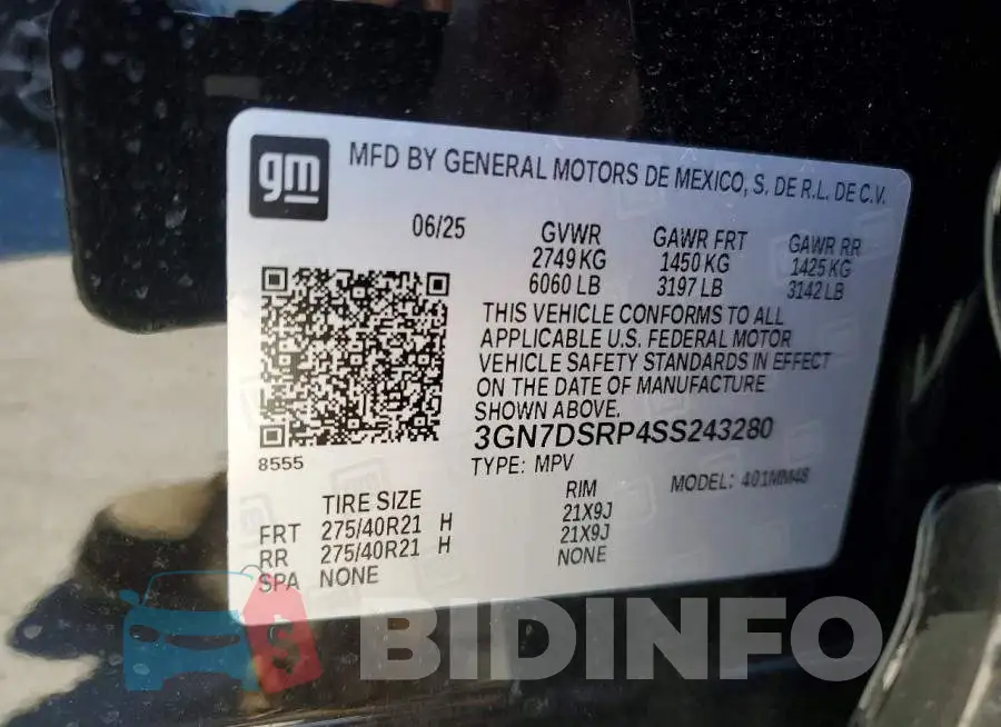 3GN7DSRP4SS243280 Photo# 14