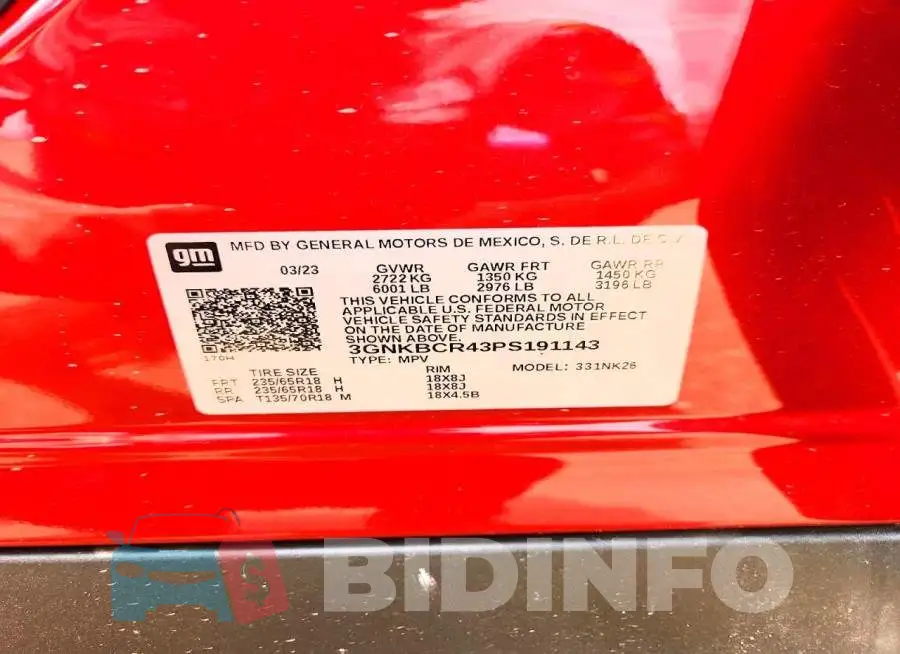 3GNKBCR43PS191143 Photo# 12
