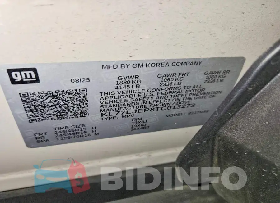 KL77LJEP8TC013273 Photo# 13