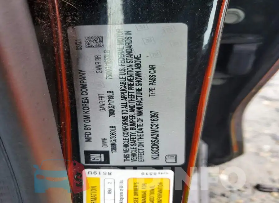 KL8CD6SA3MC216397 Photo# 12
